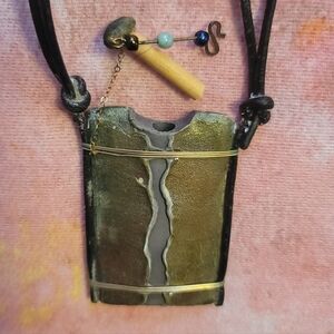 Stunning Handcrafted Ceramic Pendant